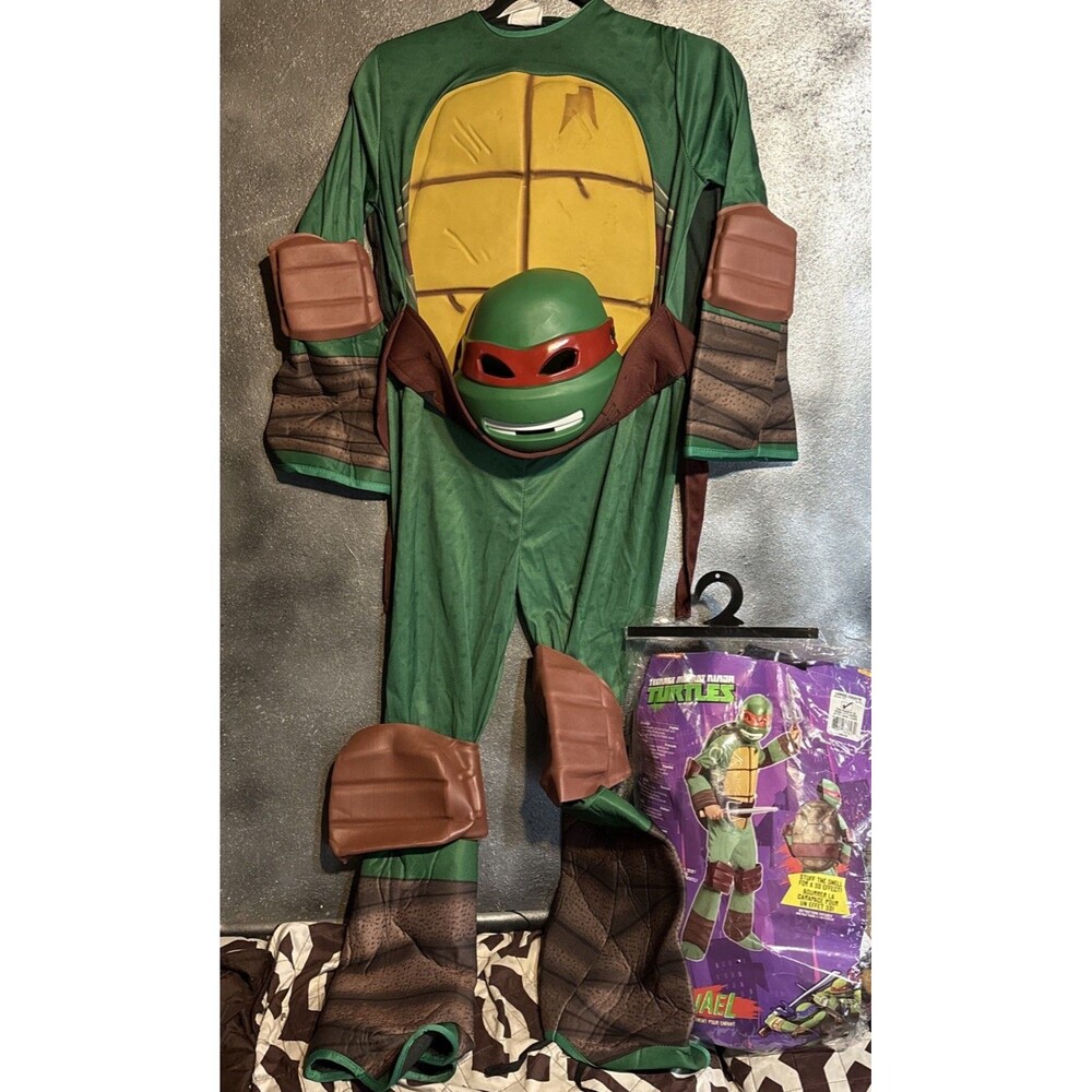 Rubie's Teenage Mutant Ninja Turtles TMNT raphael Halloween Costume Red 12/14 L